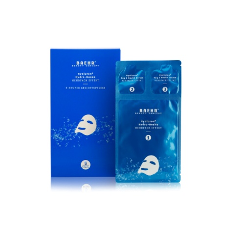 BAEHR - Hyaluron+ Fliismask/Seerum/Kreem-1-KOMPLEKT