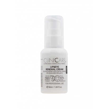 CLINICCARE. HYAL+ LIP&EYE RENEWAL CREAM, 50ml