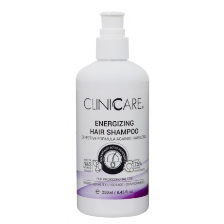 CLINICCARE. ENERGIZING HAIR- SHAMPOON, 250ml, UUS!