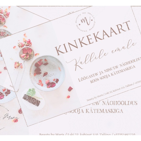 Kinkekaart KALLILE EMALE, 55 eur